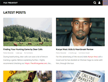 Tablet Screenshot of filefreakout.com